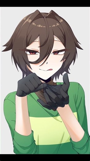 【UNDERTALE】黒手袋＆腕まくり#shorts#イラスト