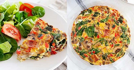 Bacon & Spinach Frittata Recipe