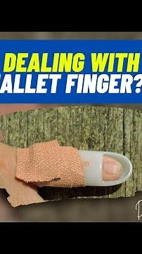 What is mallet finger and how to splint? #sportsinjuryclinic