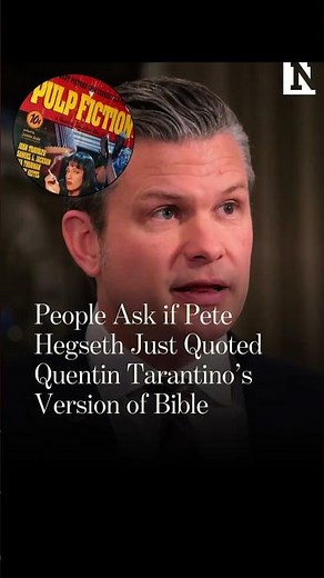 Did Pete Hegseth Just Quote Tarantino?! 😳 Bible Line Sparks Debate