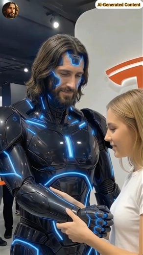 AI Jesus Delivers Ancient Truths. #jesus #ai #robot