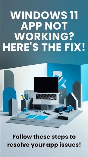 Fix Windows 11 App Not Working! 🔧 (2025)