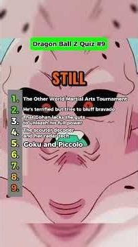 Dragon Ball Z Quiz – Test your knowledge 🎯🧠