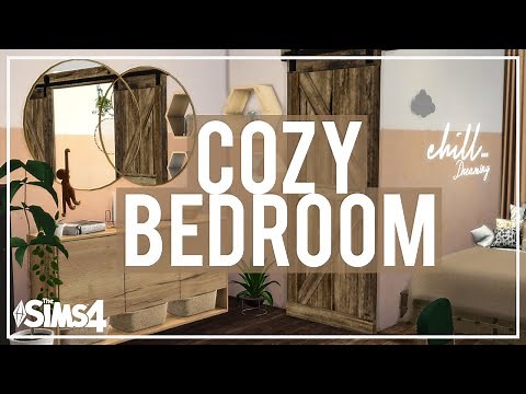 The Sims 4: Room Build | COZY BEDROOM | + CC Links.