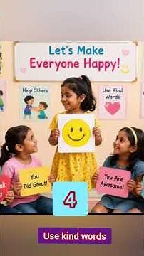 Teach Kids to Make Others Happy ❤️ | Kindness Activities for Children | Positive Parenting Tips