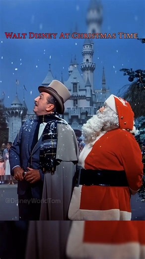In the third video of the Christmas series with Walt Disney, and it captures why the holidays at Disneyland were always something special. In this restored moment from 1962, Walt prepares for a classic Christmas Day at the park as the holiday celebration comes together. Before the big parade, he shares a moment with Santa while guests gather nearby, caught up in the excitement of the season. The children are completely focused on getting Santa’s autograph, barely noticing who is standing right n