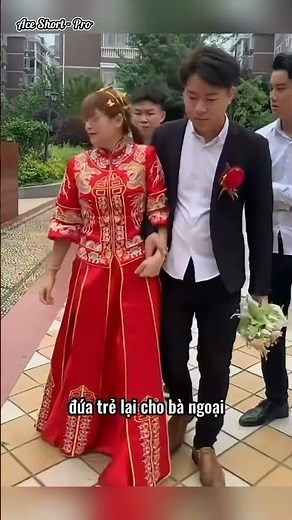 The moment the groom turned back, the bride knew she had made the right choice #aceshortpro