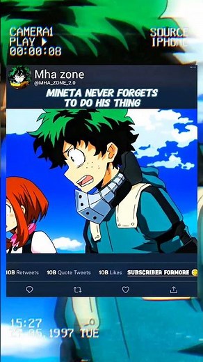 Dirty minded mineta 🍇😡 || #myheroacademia #mha #deku #bnha #Bakugo #dkbk #anime #fyp #viral