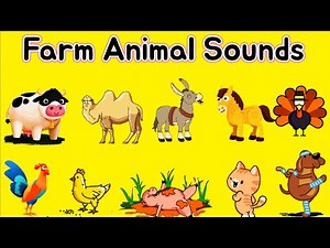 Farm Animal Sounds Song for Kids | Learn Animal Sounds on the Farm @cocomomokidstv