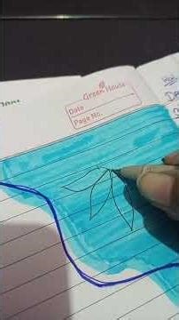 holiday homework first page design