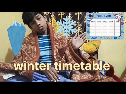 Toppers timetable | study in winter without filling slippy