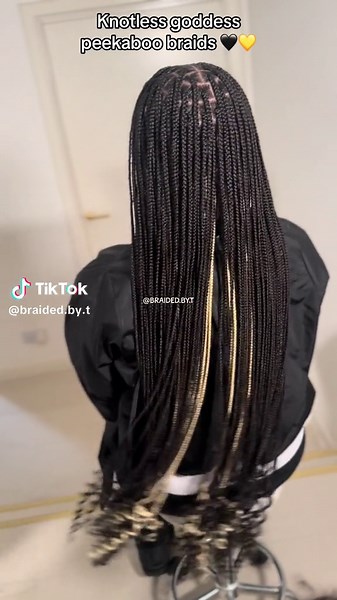 Knotless Goddess Peekaboo Braids: A Stylish Guide