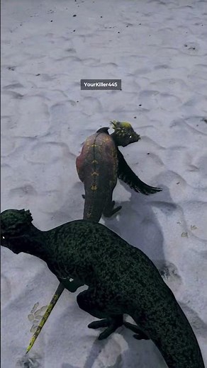 Adorable hypsi knows I'm dangerous 🦖 #theisle #evrima #gameplay
