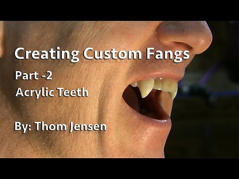 How to Make Custom Fangs - Part 2 (Acrylic Teeth)