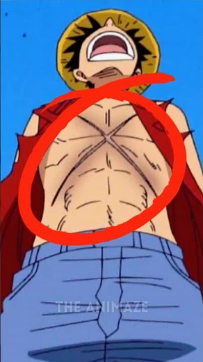 How Luffy Got X Scar on His Chest! || Onepiece