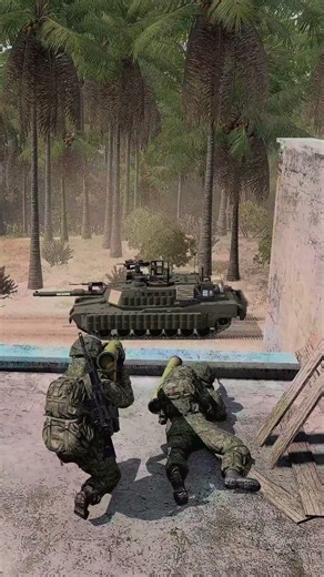 Shock! Tank Deleted! 💥🤫 | ARMA III #shorts #youtubeshorts #military