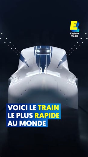 65K views · 861 reactions | Voici le train le plus rapide au monde  | Explore Science | Facebook