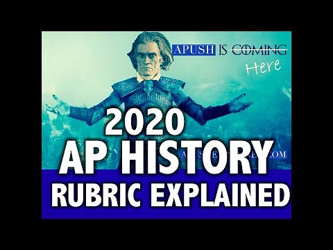 2020 AP History Exam & Rubric Explained