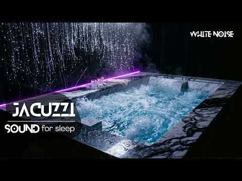 Quiet Starlit Jacuzzi ASMR for Better Sleep | Continuous Water Flow & Calm Mind