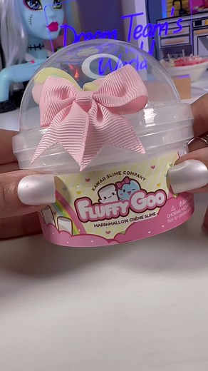 21K views · 372 reactions | Fluffy Goo Classic Marshmallow Slime! #goo #asmr #slime #fluffyslime | Dream Team’s World | Facebook