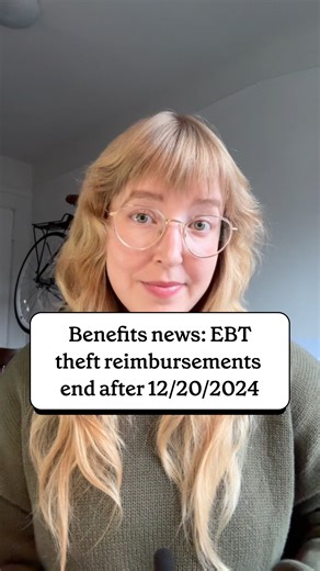 Breaking news: The EBT theft reimbursement program ends December 20, 2024. 🚨 Here’s what you need to know: ✅ Benefits stolen on or before 12/20/24 should be eligible for reimbursement—submit claims ASAP! ❌ Benefits stolen after 12/20/24 might not be replaced. 👉 All victims of EBT theft should still continue to report. There are some states that may also continue to provide reimbursements using state funding. Please check with your caseworker. Download the Propel app via the link in bio to turn