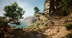See How to Make Sunny Mediterranean Coast in Unreal Engine 5