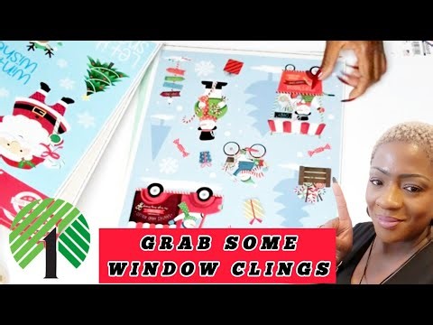 DOLLAR TREE WINDOW CLING DIY HACKS