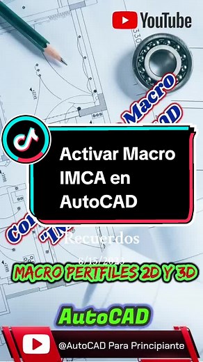 Activar Macro IMCA en AutoCAD Paso a Paso