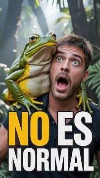 THE WORLD'S BIGGEST FROG IS REAL! AND IT'S SCARY #goliathfrog #frogs #nature #shortsvideo #goliath