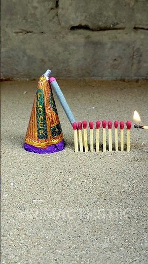 Macthstik Amazing experiment with Diwali crackers 🔥🧨💥#shorts #short video#viral #fireworks #crackers
