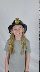 Aeromax Jr. Firefighter Helmet, Yellow, Adjustable Youth Size