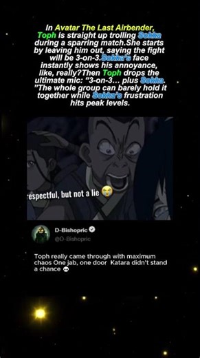 Toph Roasted Sokka in Front of Everyone 😂 | ATLA Funny Moment