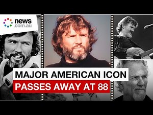 Kris Kristofferson, US country singer and actor, dies aged 88