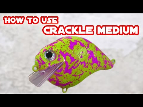 Level Up Your Lure Painting Game: Mastering Crackle Medium Effects