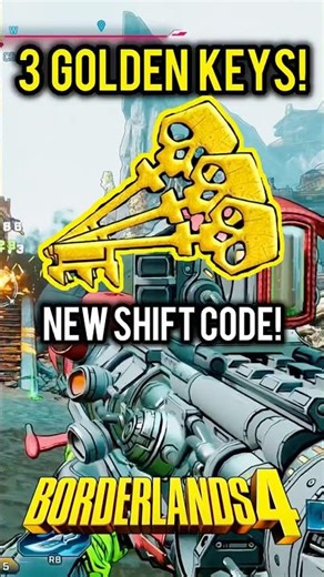 New SHiFT Code for 3 Golden Keys in Borderlands 4 Use it FAST 😮