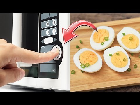 How to Boil Eggs in the Microwave | Cooking Hack