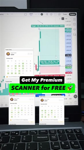 Uday Mandal on Instagram: "[Follow] Comment “SCANNER” to get all free setups 🔥 This free scanner works for Intraday & Swing trading. I’m sharing all the useful setup links for serious traders. If you’re focused on learning the market, don’t miss this. Follow for more real trading tools. ⸻ [free stock scanner, swing trading setup, stock market scanner, intraday stocks, breakout stocks, stock screener, trading tools] ⸻ #SwingTrading #StockMarketIndia #FreeScanner #TradingSetup #BreakoutStocks"