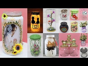 15 Unique Glass Jar decoration ideas | Home decorating ideas handmade