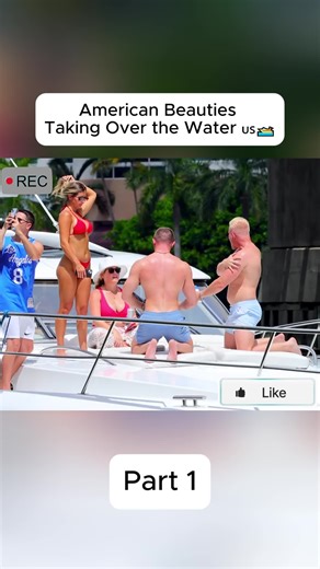 American Beauties Taking Over the Water 🇺🇸🚤#boats #boating #luxury #viral