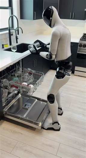 Helix by Figure AI 🤖 doing dishes! #humanoidrobot #technology