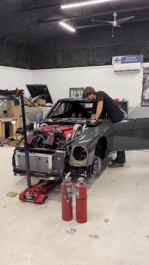 201K views · 37K reactions | 3 Days before SEMA, the Viper is alive  #viper #engineswap #datsun #nissanz | BradBuilds | Facebook