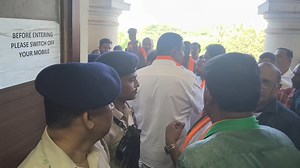 203K views · 1.8K reactions | BJP worker argues with police at district collectorate during nomination filing | GTV News & Entertainment | Facebook