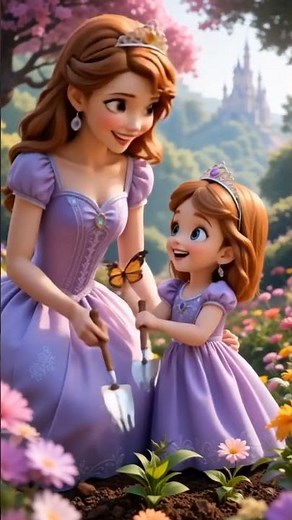 Sofia the First Grown Up Shares a Magical Moment with Her Daughter #shorts
