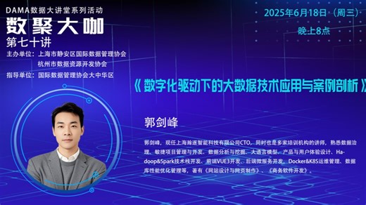 数聚大咖 — 《数字化驱动下的大数据技术应用与案例剖析》