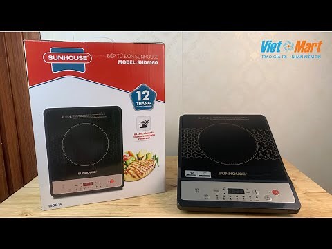 BẾP TỪ ĐƠN SUNHOUSE SHD6160: Việt Mart Review và Hướng dẫn sử dụng.