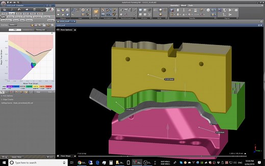 Earlier in 2019, AutoForm launched Forming R8, their latest update to the AutoForm software package. At StampingSimulation we are very impressed by the 3D visualization of the full sheet thickness through every step of the sheet metal forming process. Although is has been possible to see the sheet thickness visualization in cross section for a few years, the added thickness visualization in full 3D is a welcome (and impressive) step forward for AutoForm software. Read more about AutoForm R8 rele