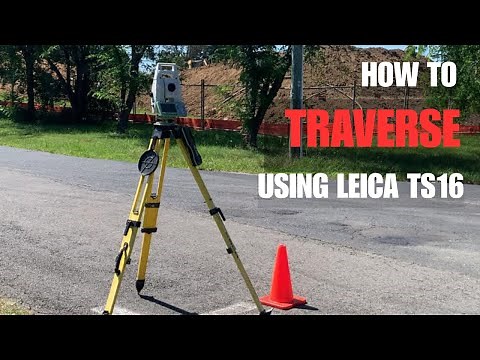 Master Surveying – Leica TS16 Total Station Traversing in Action! 🧭📡