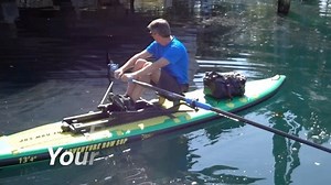 The Oar Board® turns a Paddleboard into a rower in just minutes!! Stay Healthy & Fit by Rowing! Full body exercise routine with no stress on the knees! 20% OFF ON NOW!! . . www.OarBoard.com  #rowing #oarboard #sup #standuppaddle #fun #fitness #adventure #oars #row #travel #paddling #boat #paddleboarding #suprower #rowanywhere | Oar Board SUP Fit On Top Rower | Facebook