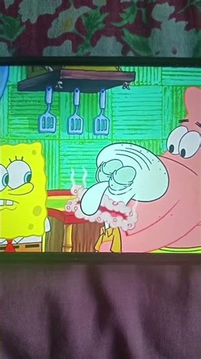 Squidward Drinks The Coffee while sleeping