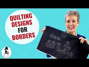 Easy Free Motion Quilting Designs for Borders